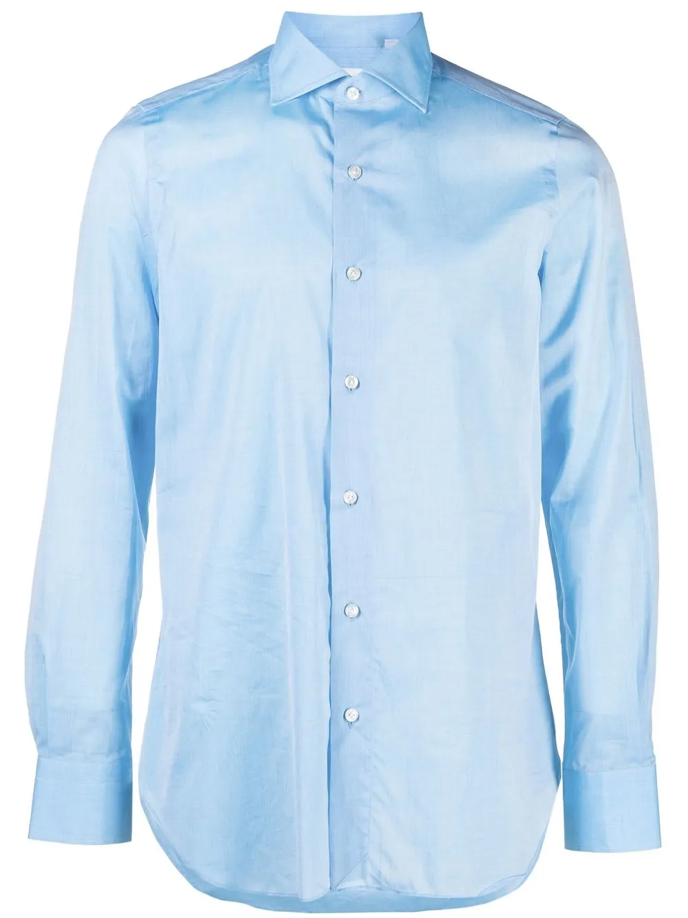 

Finamore 1925 Napoli long-sleeved cotton shirt - Blue