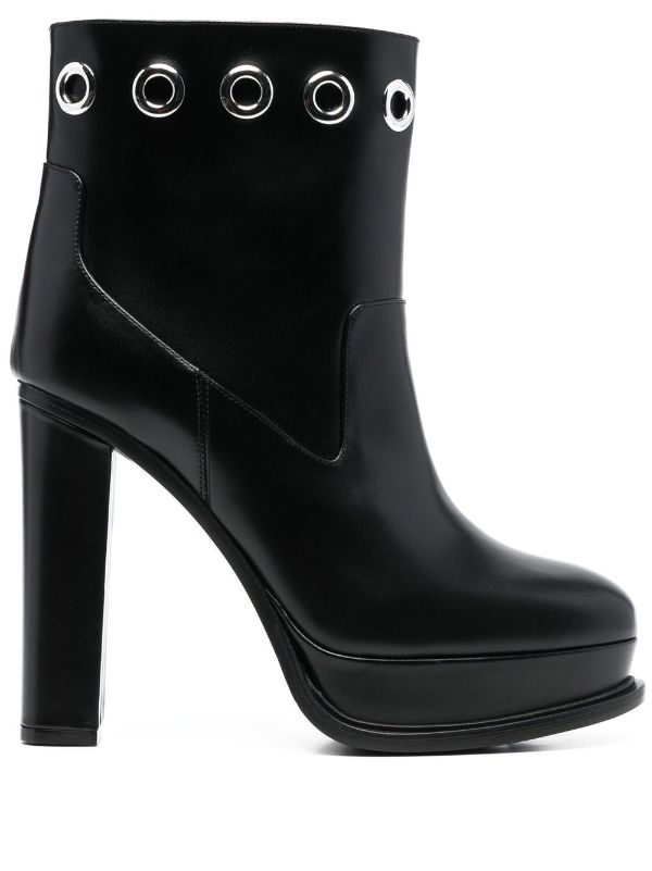 Alexander mcqueen clearance studded ankle boots