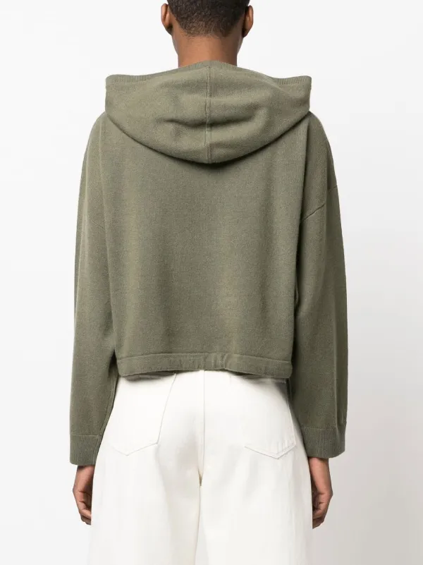 Hoodie with drawstring outlet waist