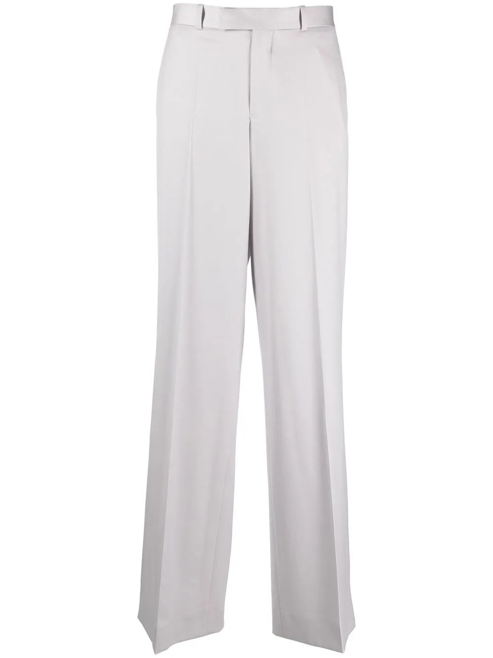 

Jacob Lee pressed-crease straight trousers - Grey