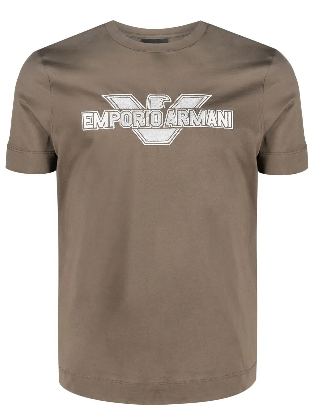 

Emporio Armani logo-print detail T-shirt - Green