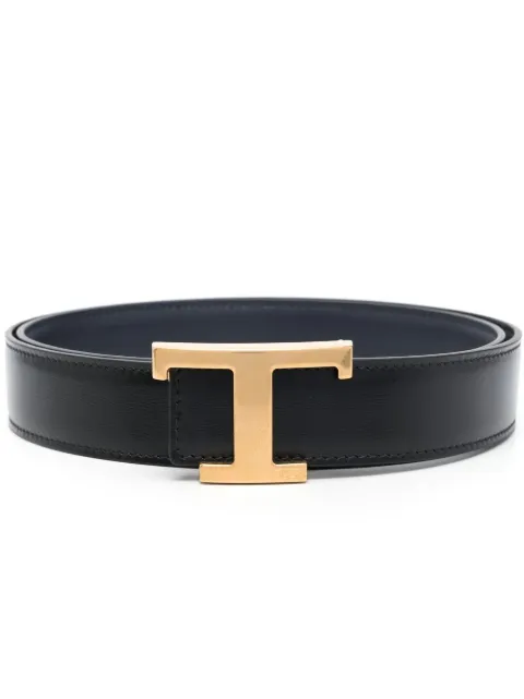 Tod's engraved-logo belt
