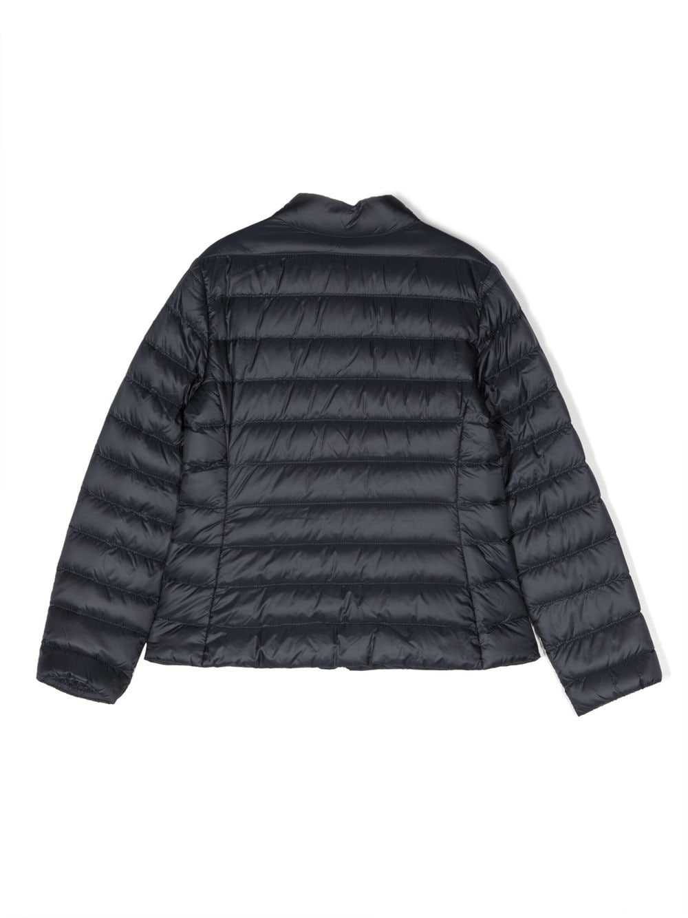 Image 2 of Moncler Enfant logo-patch zip-up padded jacket