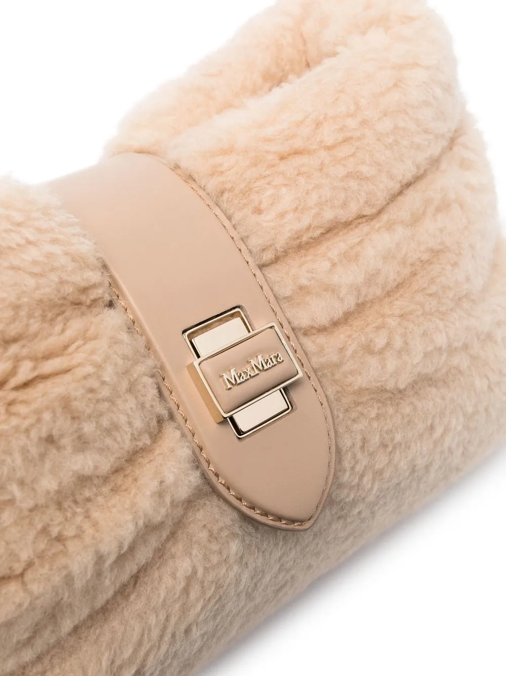 Max Mara Camel lammy shopper Beige