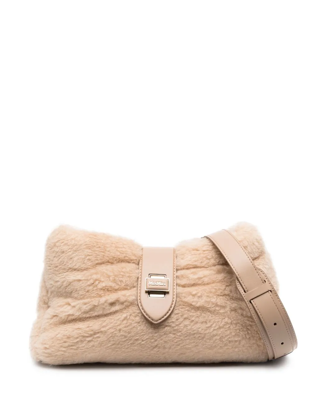 Max Mara Camel lammy shopper Beige