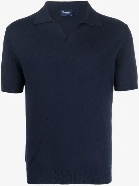 Drumohr jersey short-sleeved polo shirt 