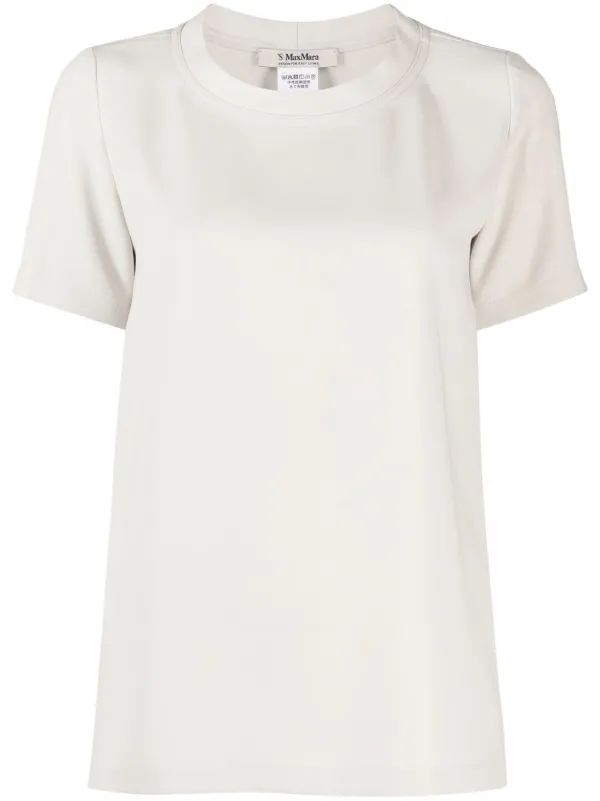 【関税/送料無料】S Max Mara*Crewneck Short-Sleeved T-Shirt 19678696_44059467_600.jpg
