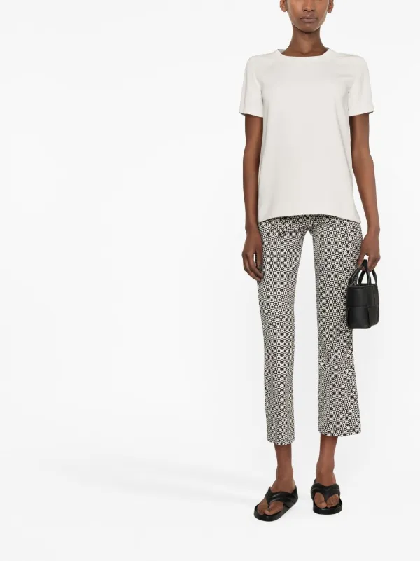 S Max Mara Crew Neck short-sleeve T-shirt | Neutrals | FARFETCH