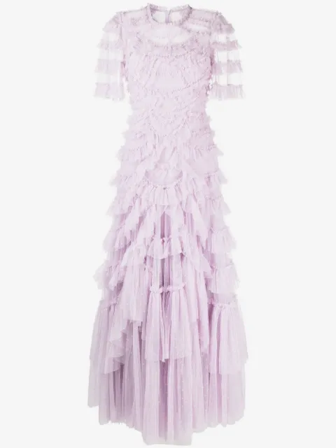 Needle & Thread Marilla ruffled gown