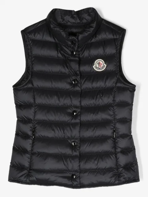 Moncler Enfant logo-patch padded down gilet