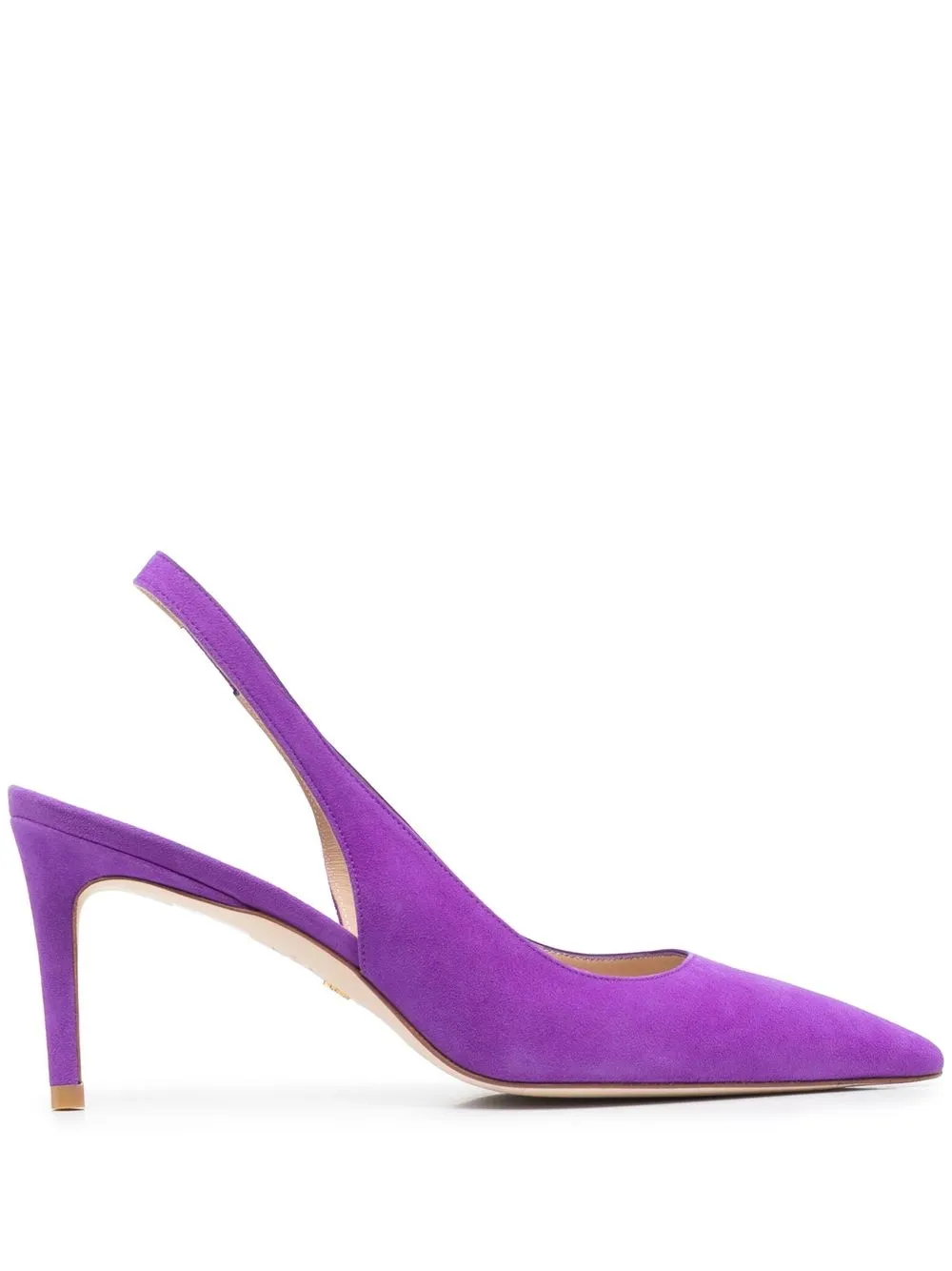 

Stuart Weitzman 90mm slingback pointed pumps - Purple