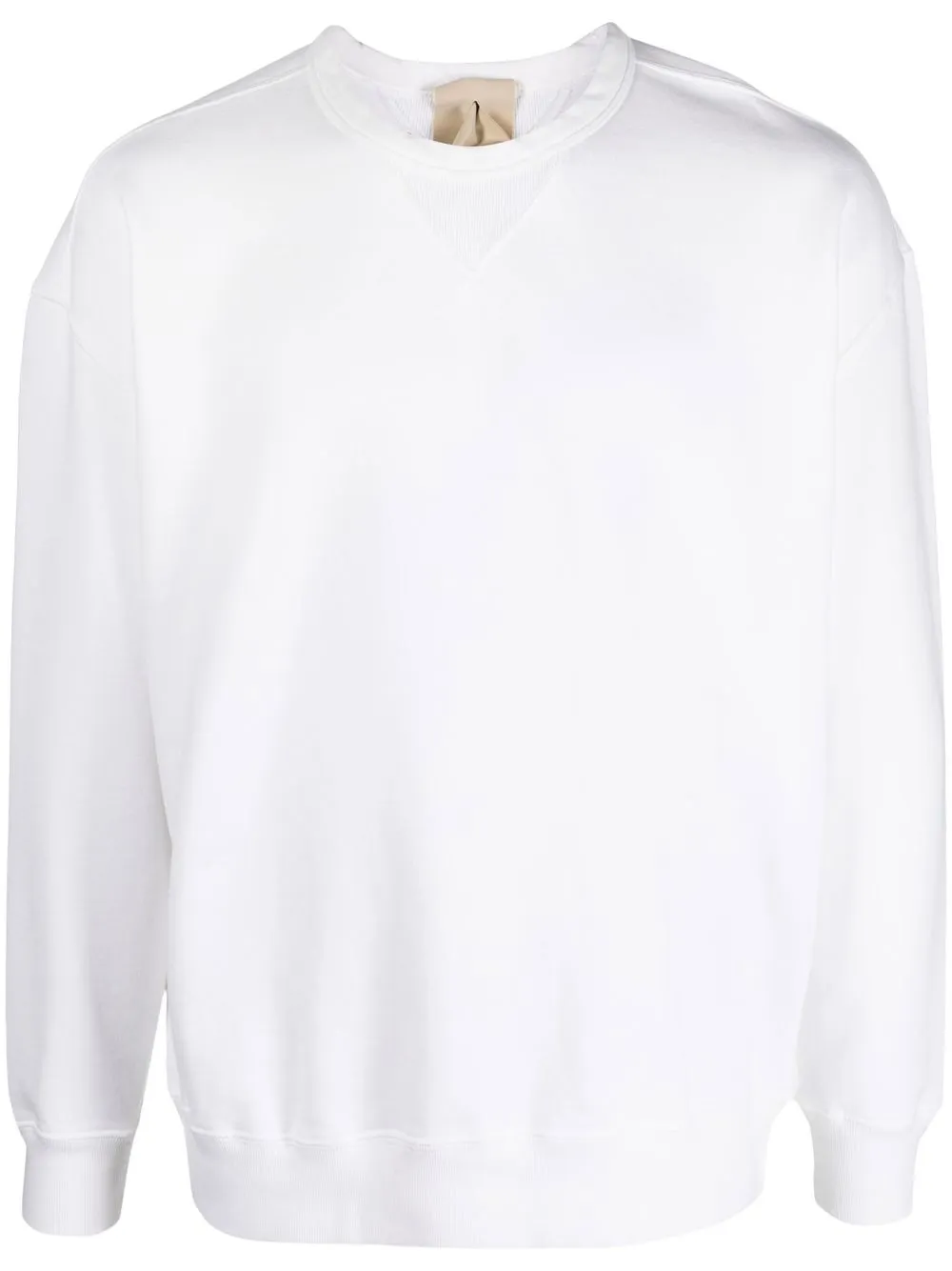 

Ten C sudadera con cuello redondo - Blanco