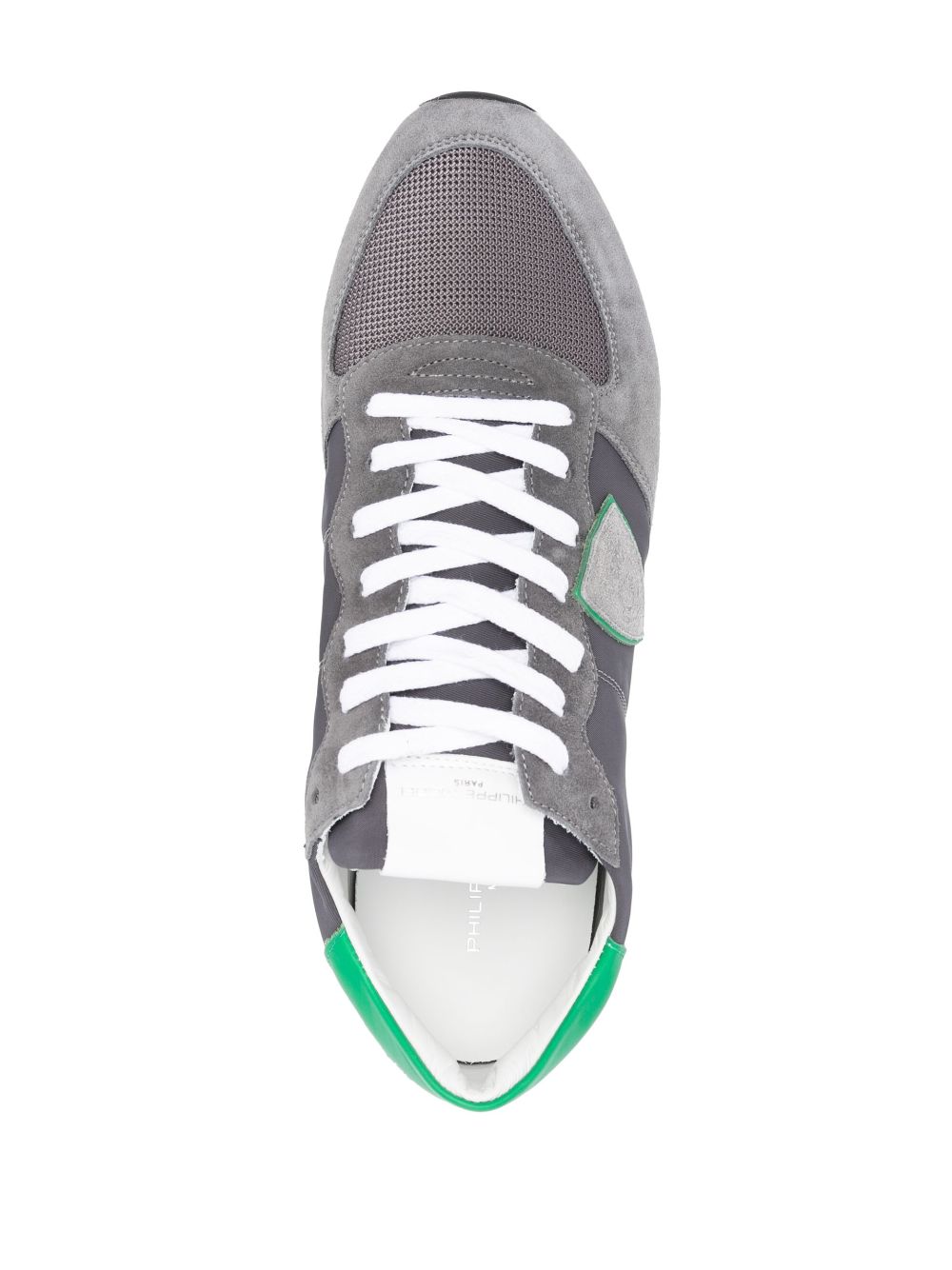 Shop Philippe Model Paris Tropez Low-top Suede Sneakers In Grau