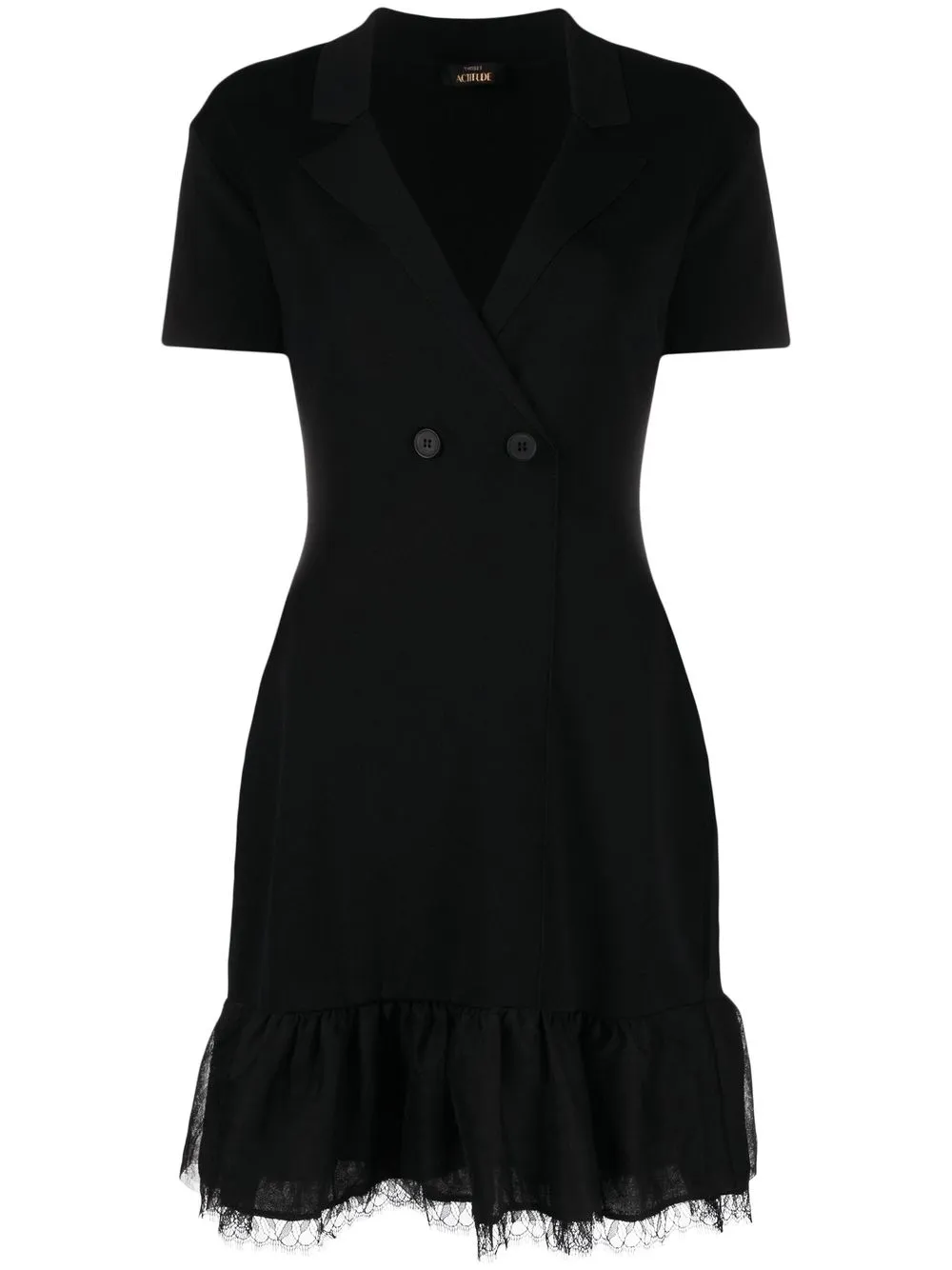 

TWINSET V-neck short-sleeve dress - Black