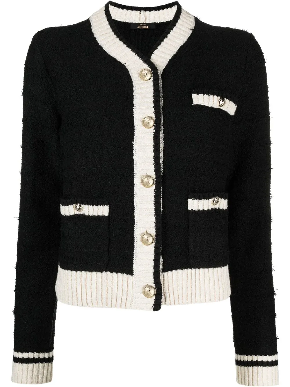 

TWINSET button-up knitted cardigan - Black