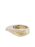 Rainbow K 9kt yellow gold diamond ring