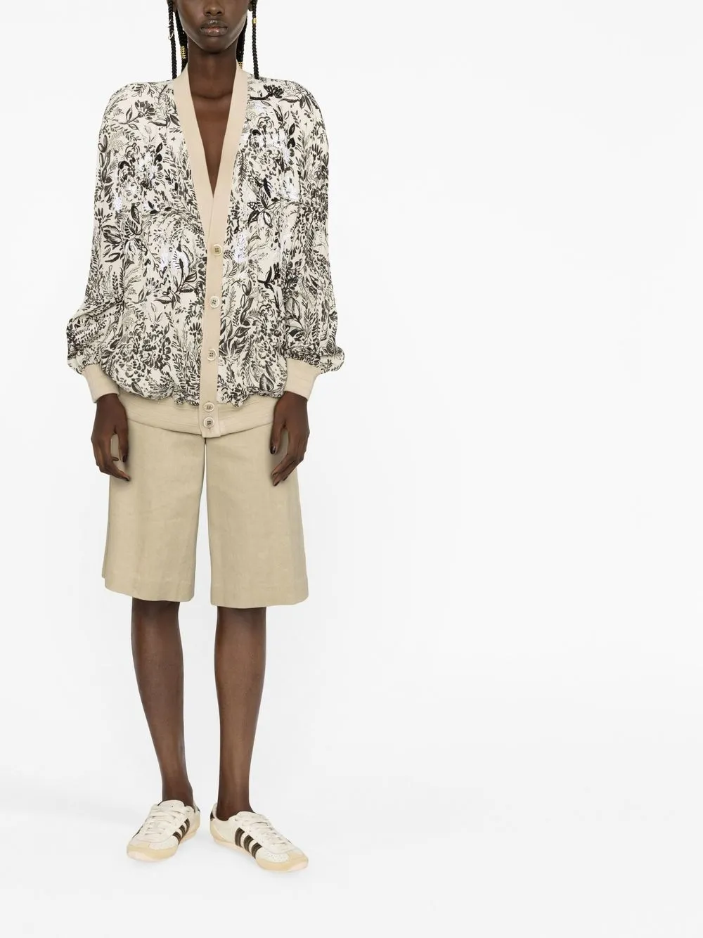 Golden Goose Vest met V-hals - Beige