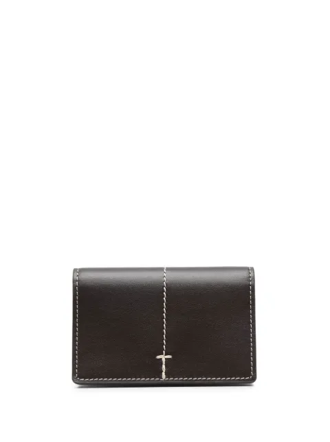 Tod's stitch-detail leather wallet