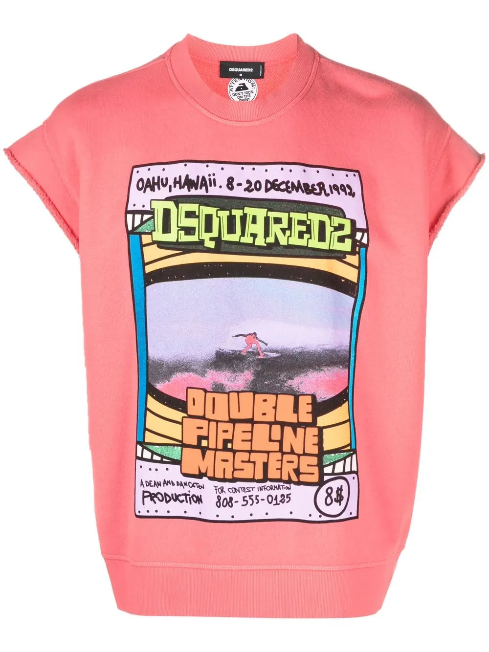 

Dsquared2 graphic cotton short-sleeved sweatshirt