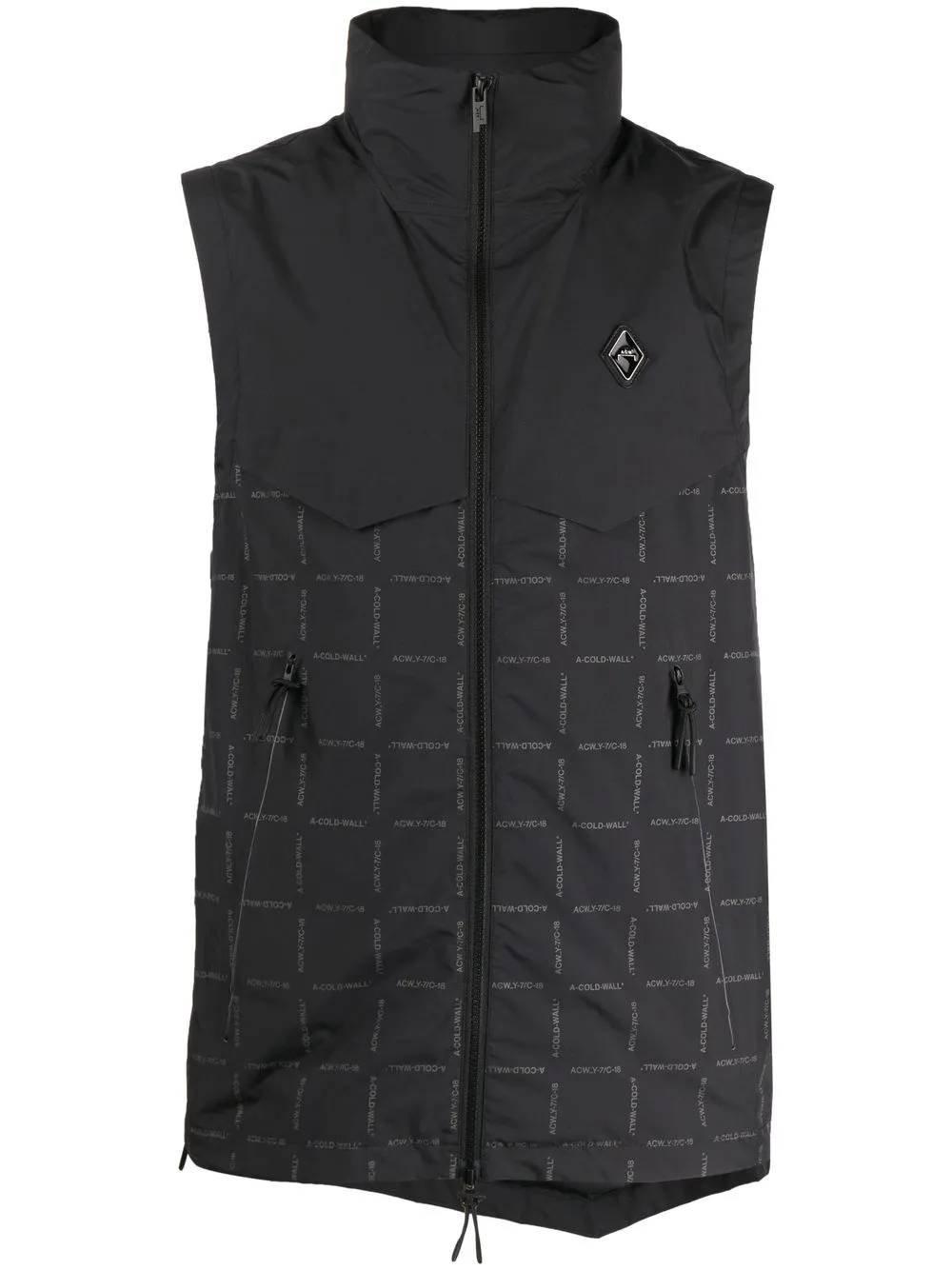 

A-COLD-WALL* logo-print gilet - Black