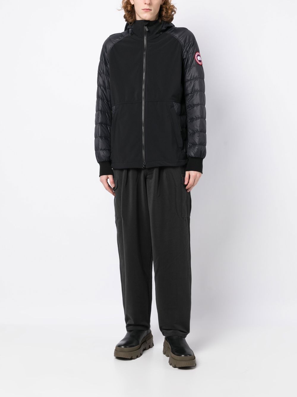 Canada Goose Hoodie met vlakken - Zwart