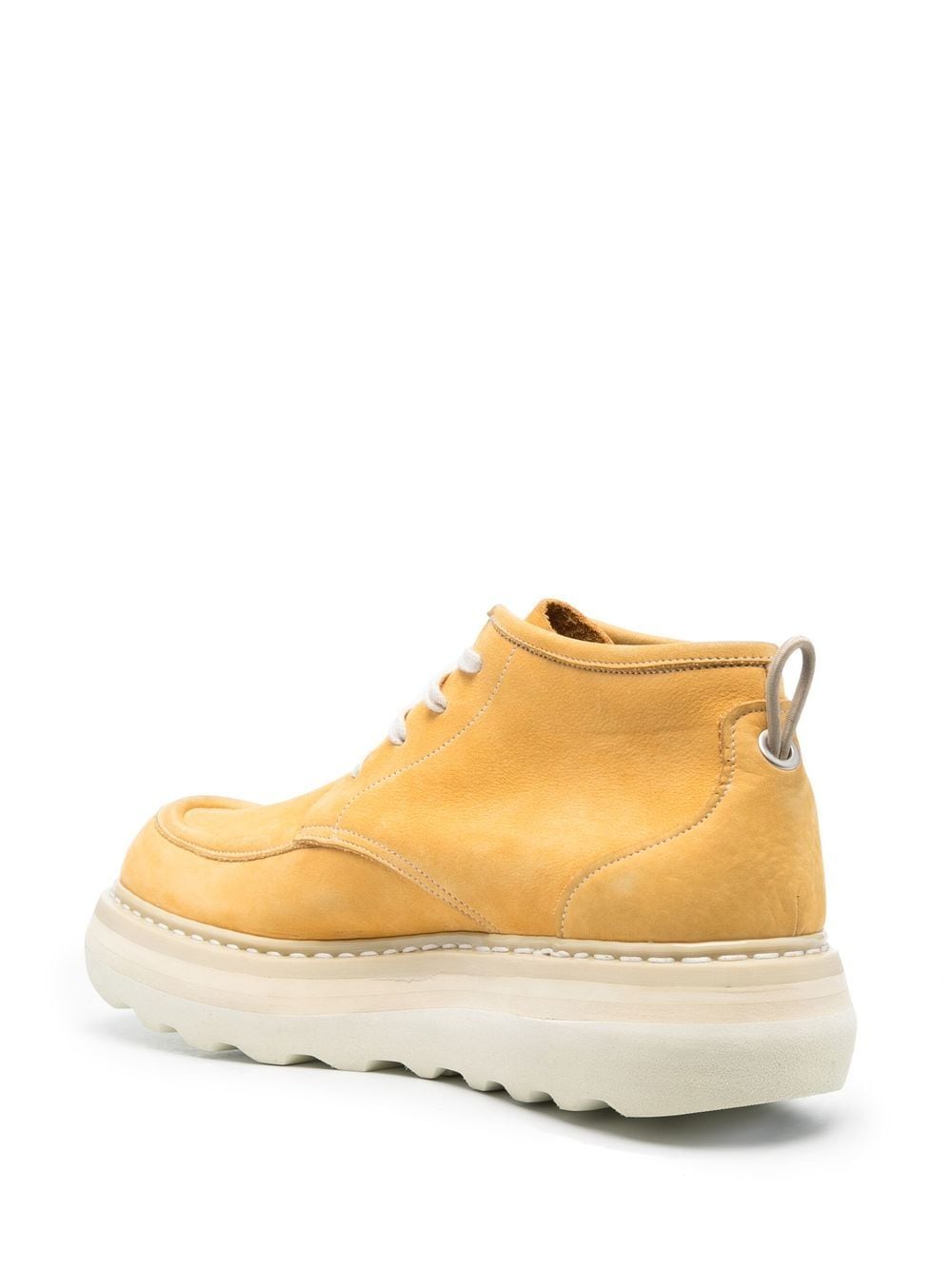 Shop Premiata Lace-up Ankle Boots In Yellow