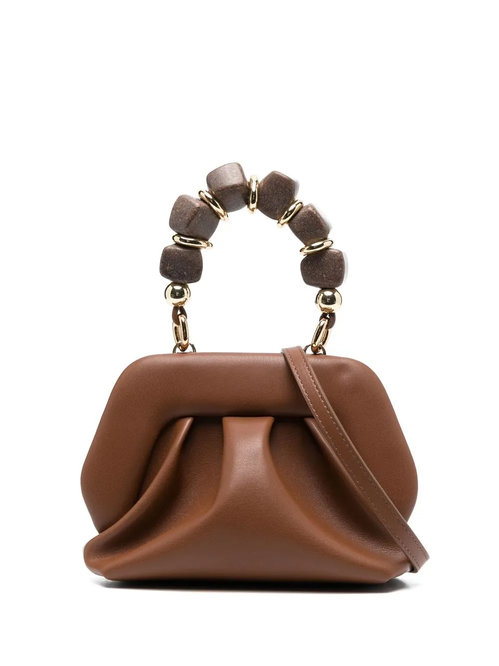 

Themoirè small Bios Stones tote bag - Brown