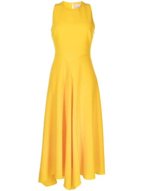 Roksanda sleeveless asymmetric-hem dress