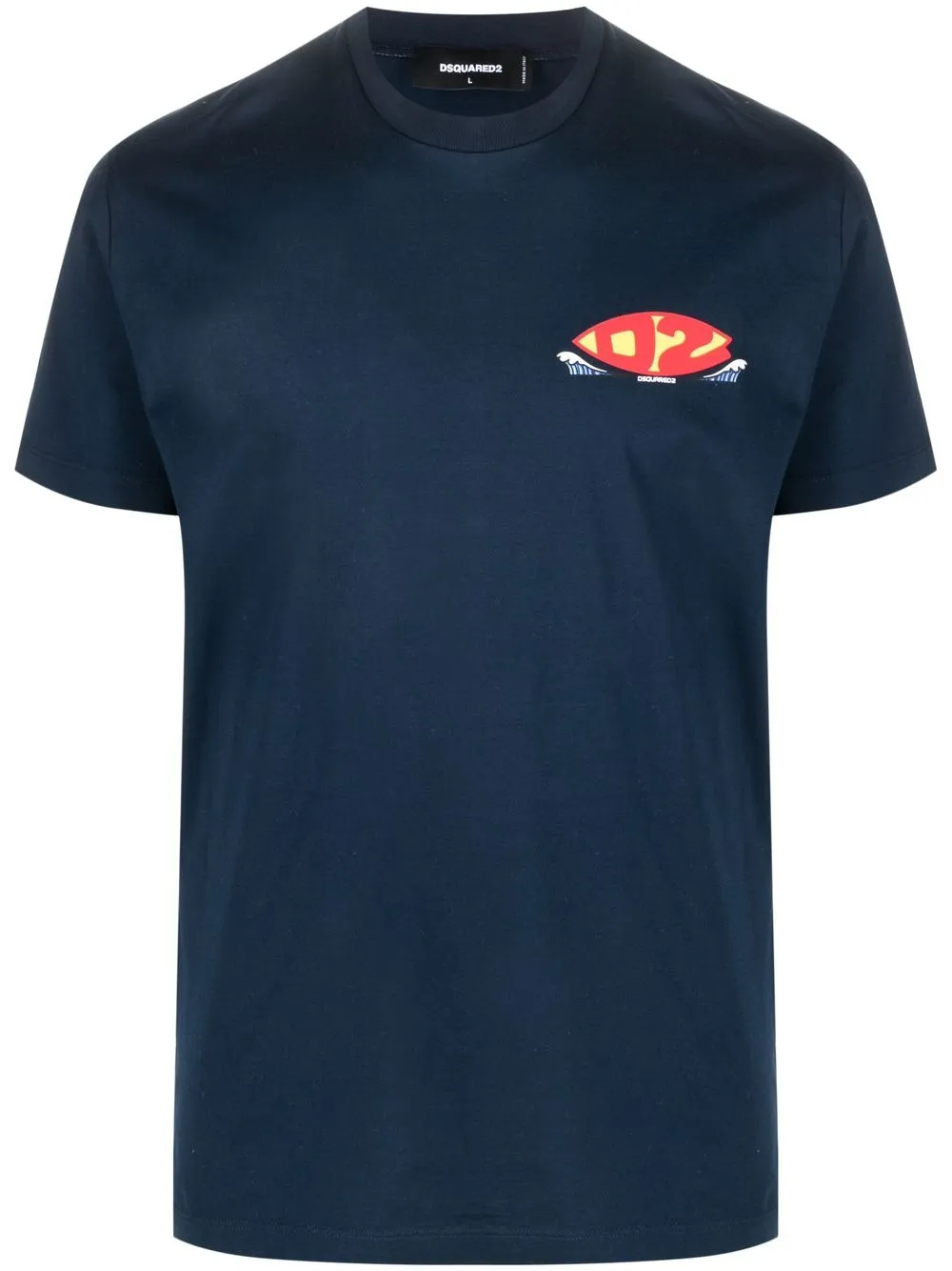 

Dsquared2 playera con logo estampado - Azul