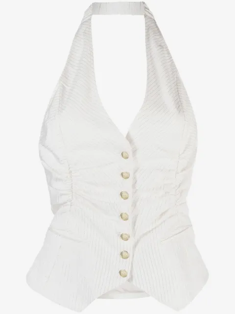 Blugirl halter neck waistcoat