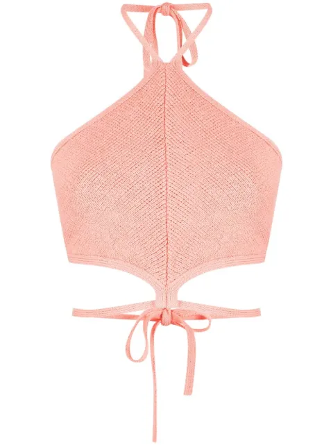 Cult Gaia Cropped-Top mit Neckholder