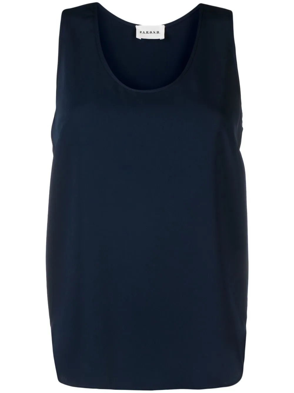 

P.A.R.O.S.H. scoop neck vest top - Blue