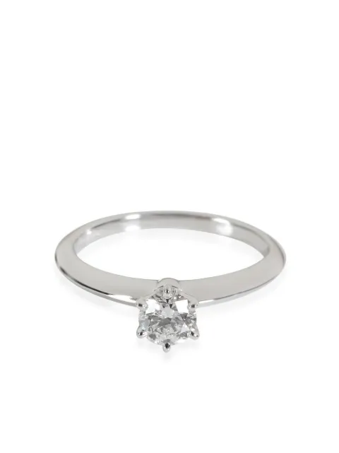 Tiffany & Co. Pre-Owned ダイヤモンド リング プラチナ