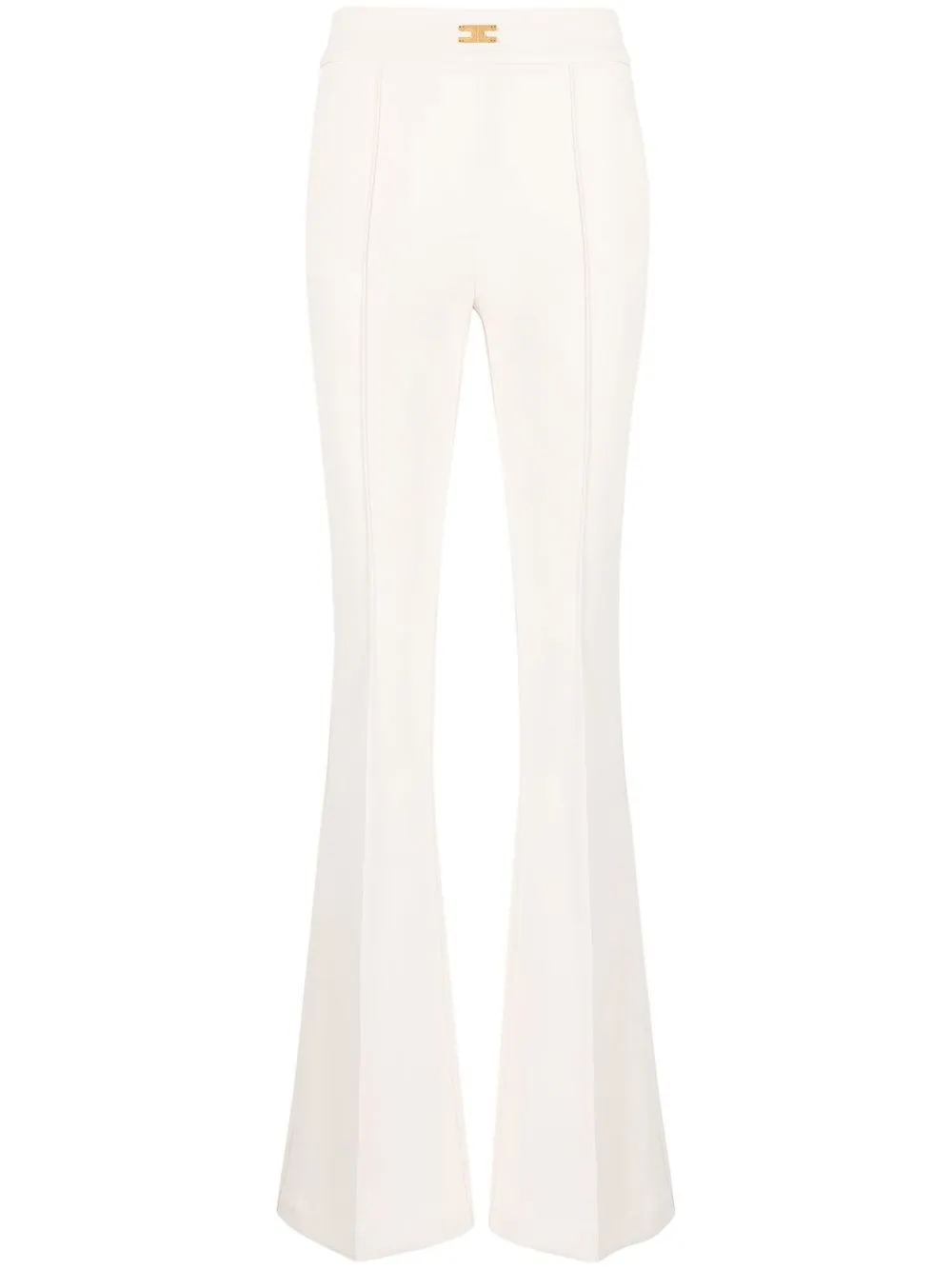 

Elisabetta Franchi high-waisted flared trousers - Neutrals