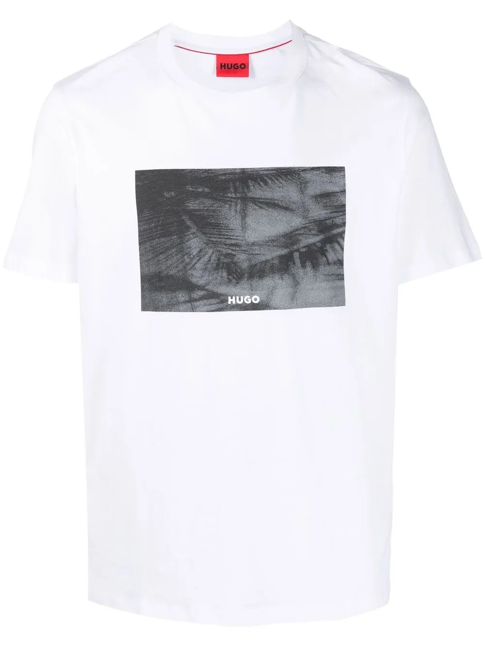 

BOSS playera con logo estampado - Blanco