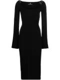 Ermanno Scervino boat neck knit dress - Black