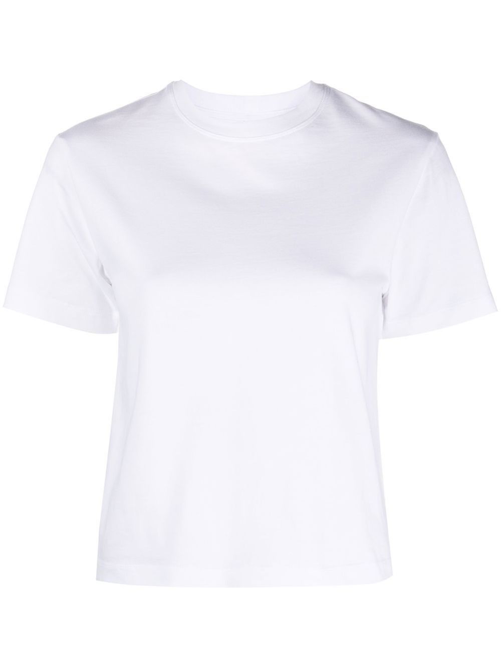 Shop Armarium Plain Cotton T-shirt In White