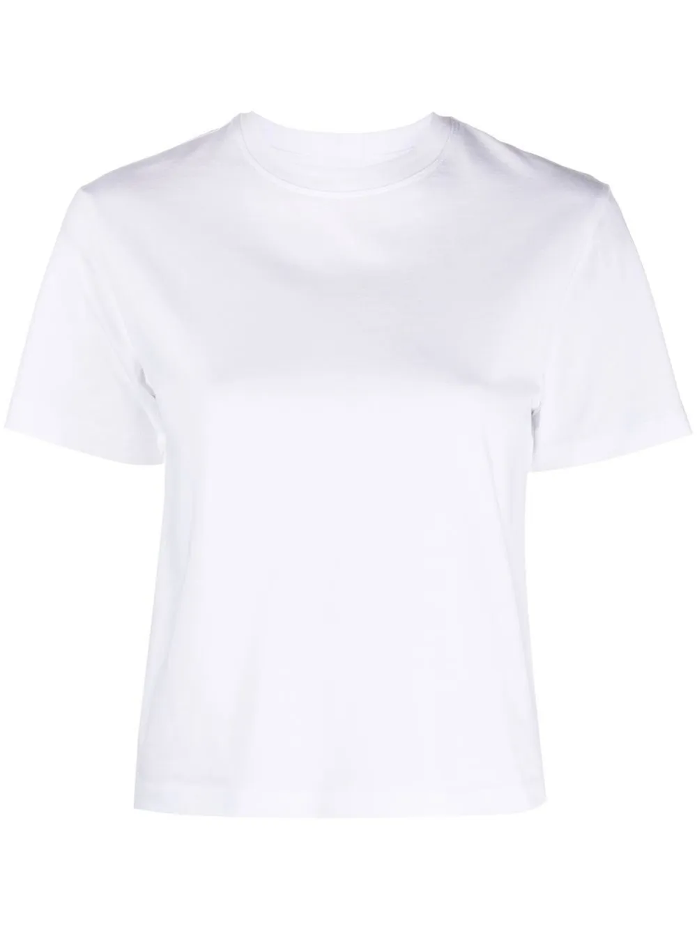 Shop Armarium Plain Cotton T-shirt In White