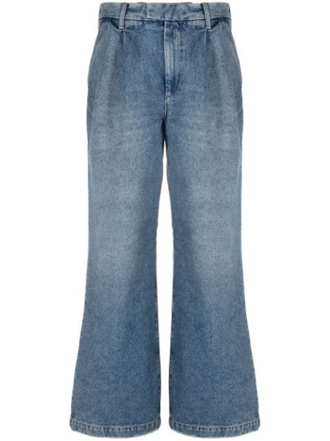 ARMARIUM bootcut pleated jeans