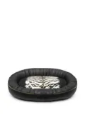 Roberto Cavalli Home embroidered-logo pet bed - Black