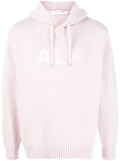 1017 ALYX 9SM logo-print knitted hoodie