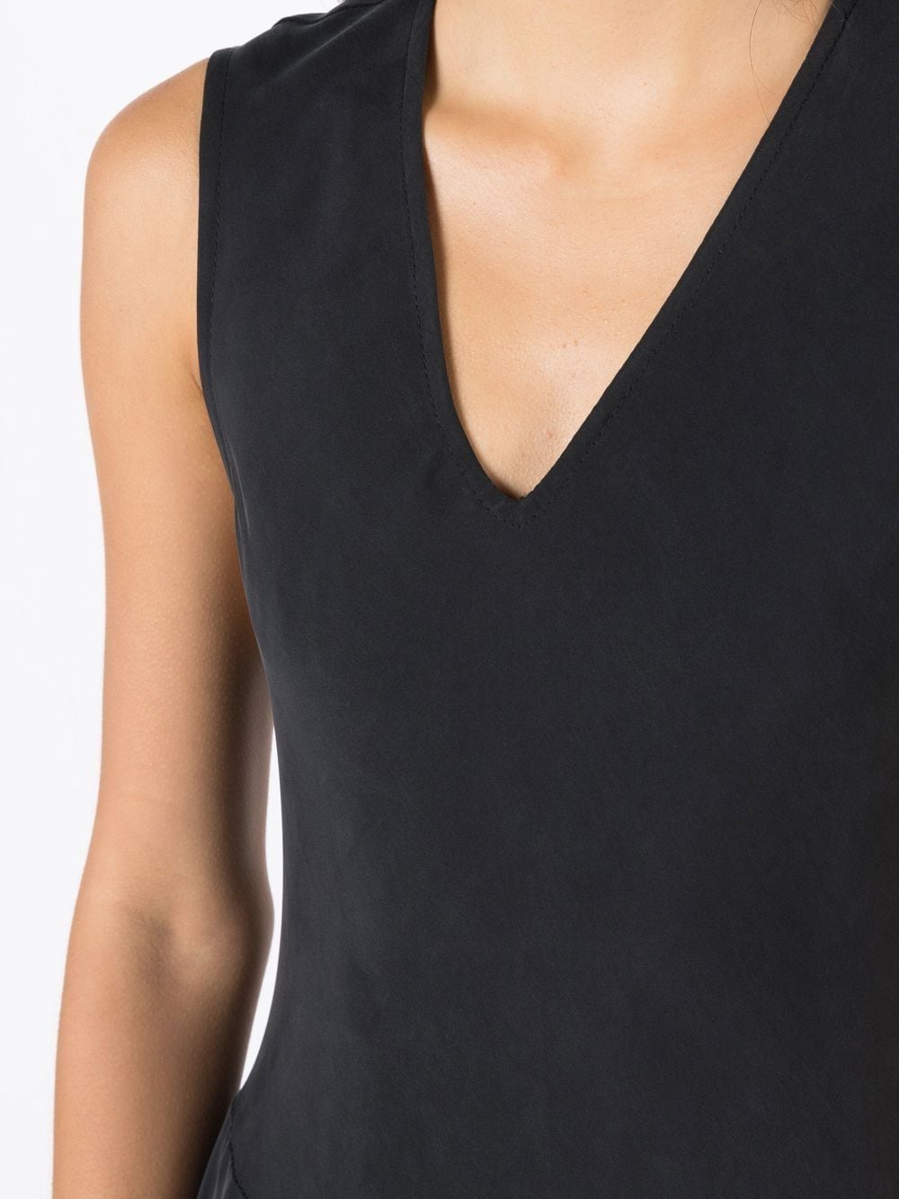 Shop Uma Raquel Davidowicz V-neck Full-length Dress In Black