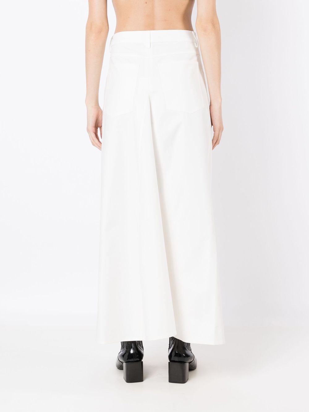 Shop Uma Raquel Davidowicz A-line Straight-cut Skirt In White