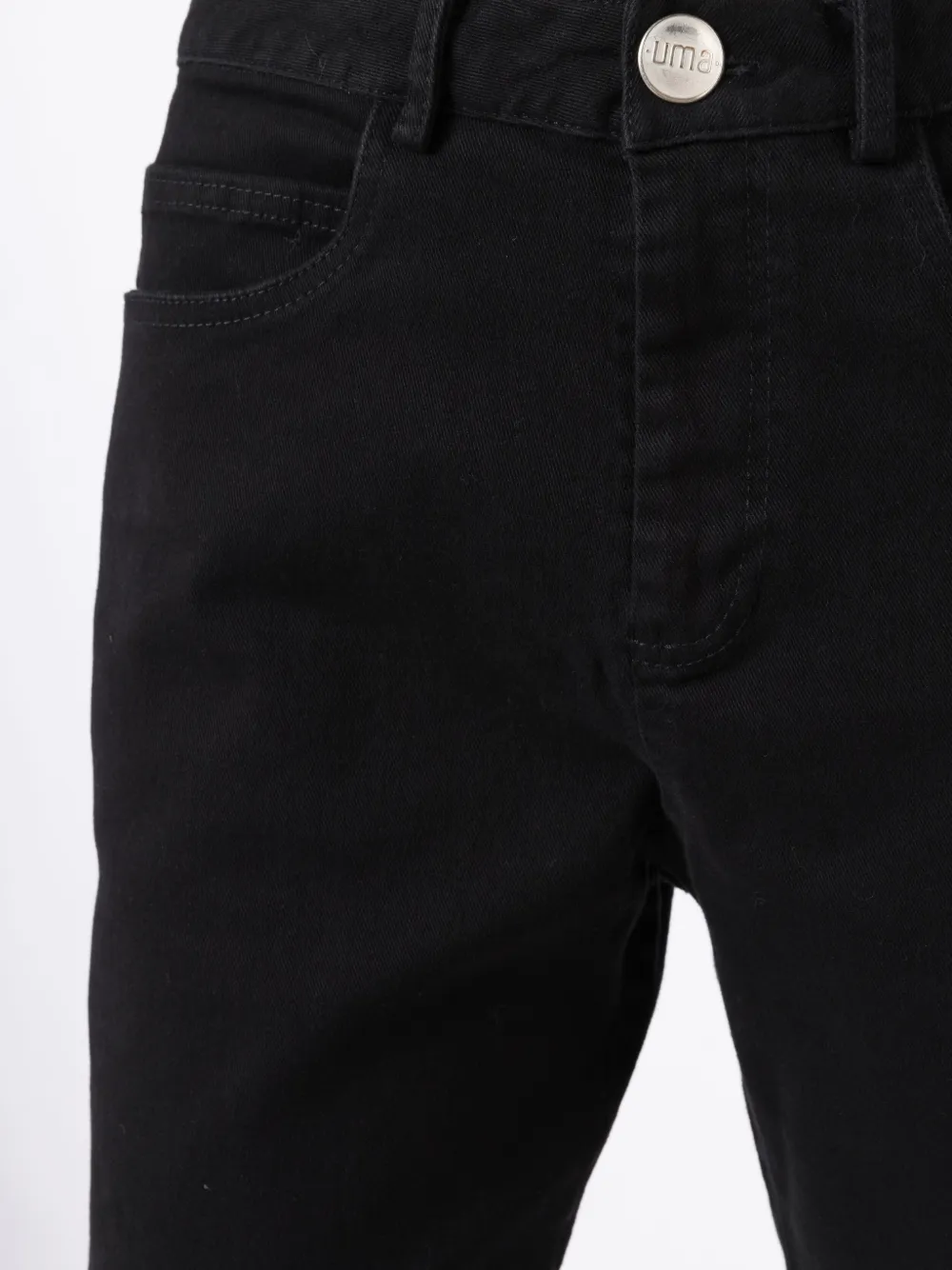 Uma Raquel Davidowicz Flared-cut Leg Trousers In Black
