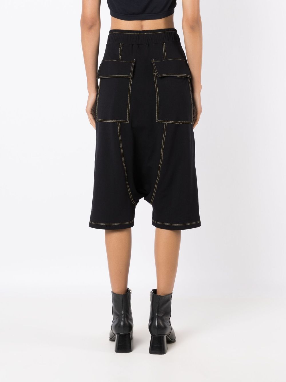 Shop Uma Raquel Davidowicz Drawstring-fastening Waist Shorts In Black