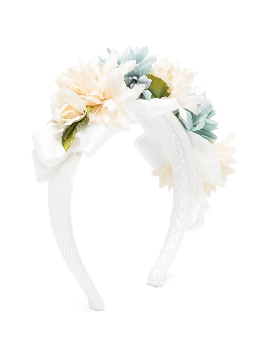 

Colorichiari diadema con motivo floral - Neutro