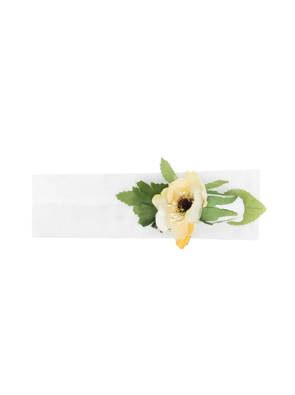 

Colorichiari faux-flower headband - White