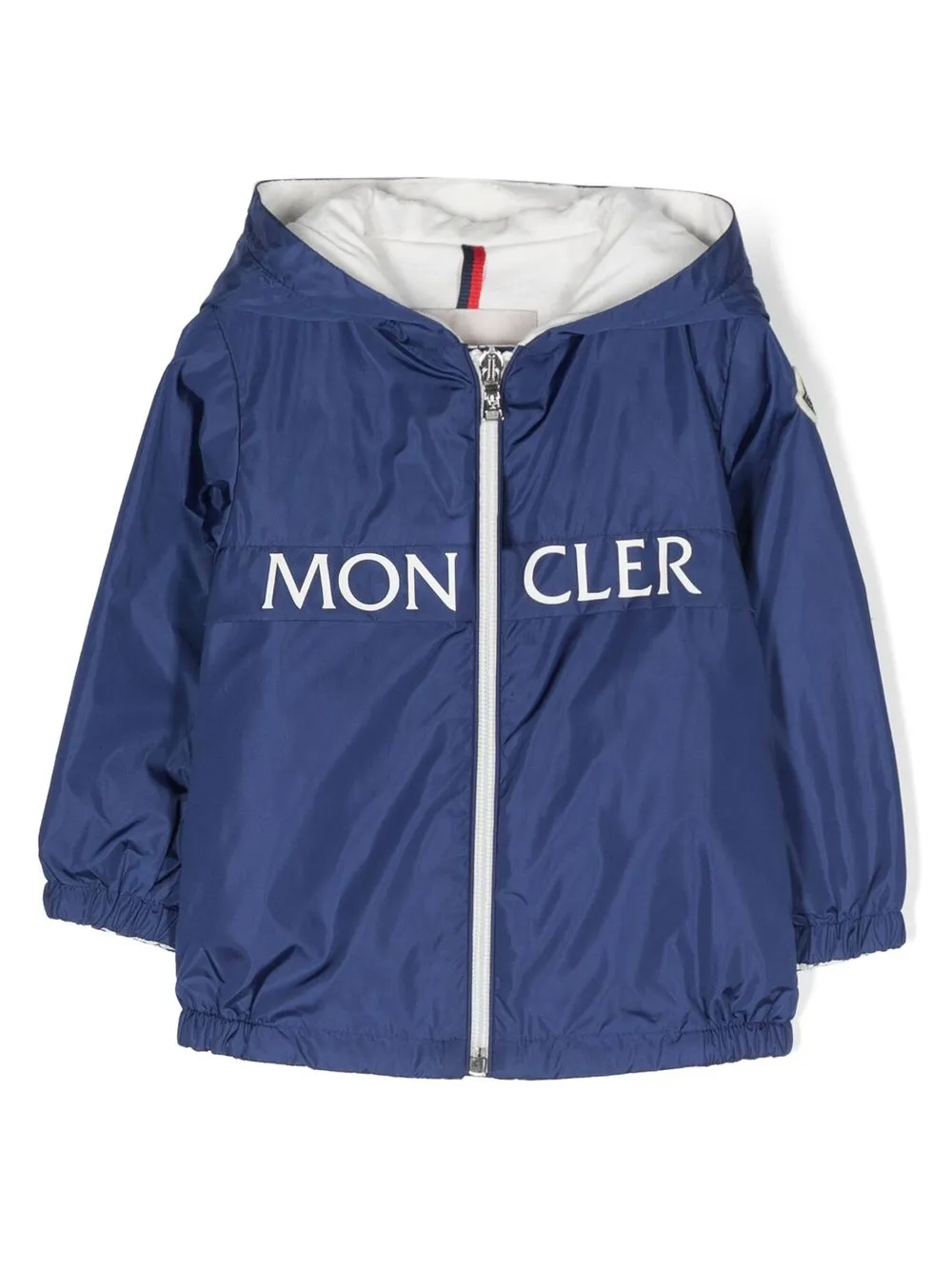 

Moncler Enfant lightweight hooded jacket - Blue