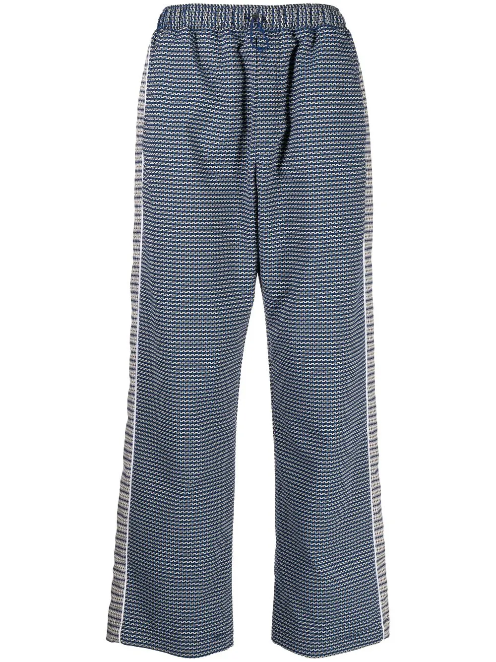 

Ahluwalia graphic-print straight-leg trousers - Black