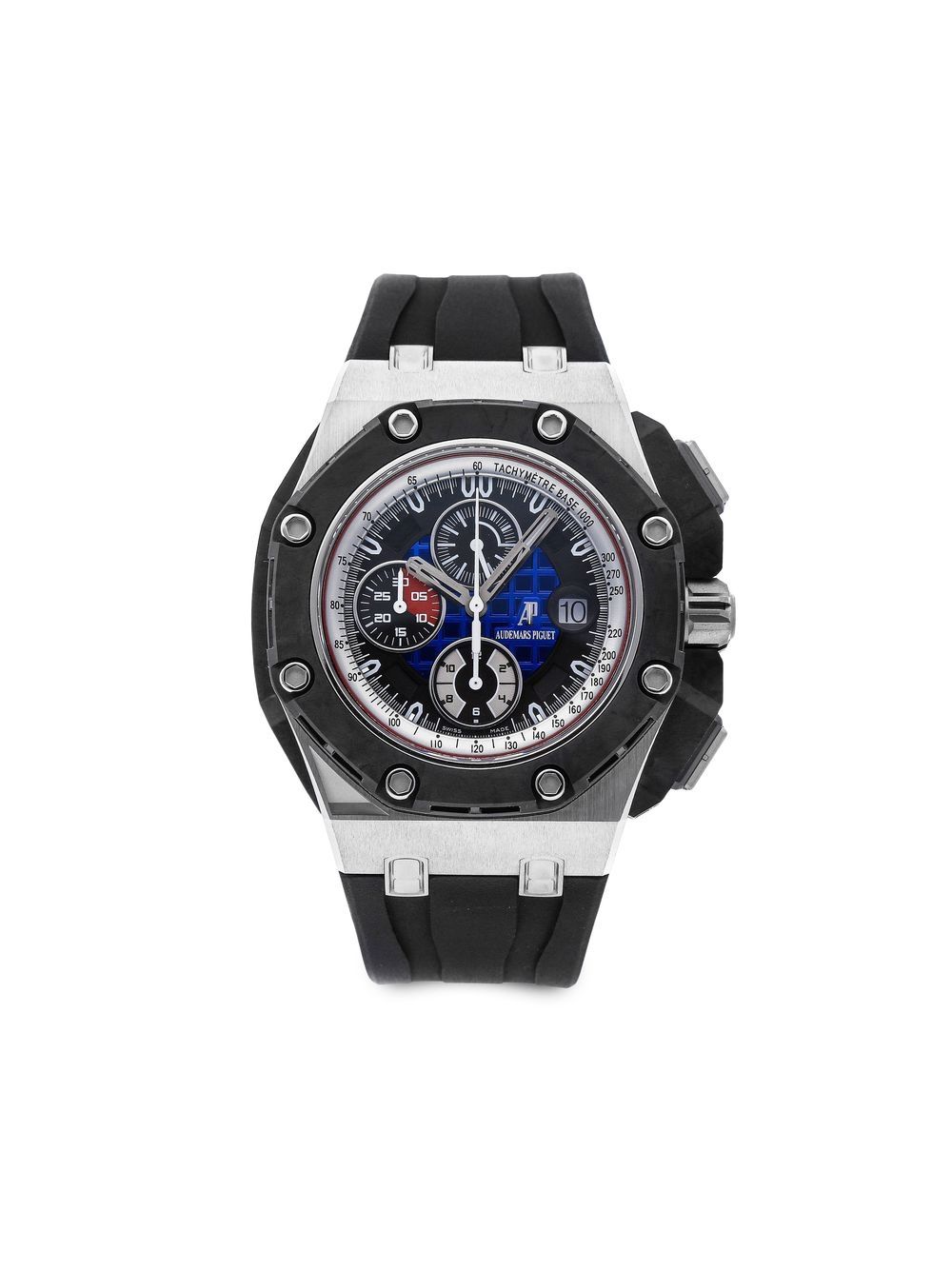 Pre-owned Audemars Piguet 2010  Royal Oak Offshore Grand Prix Chronograph Limited Edition 44mm In Blue
